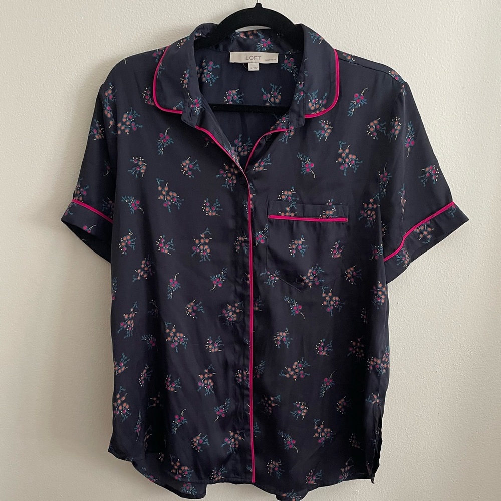 LOFT Satin Blouse